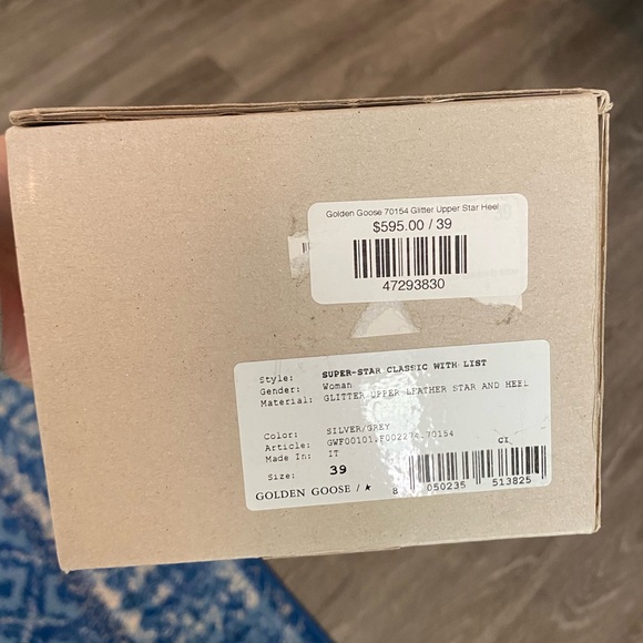 Golden Goose Superstar silver glitter 39 - Picture 11 of 11